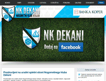 Tablet Screenshot of nkdekani.si
